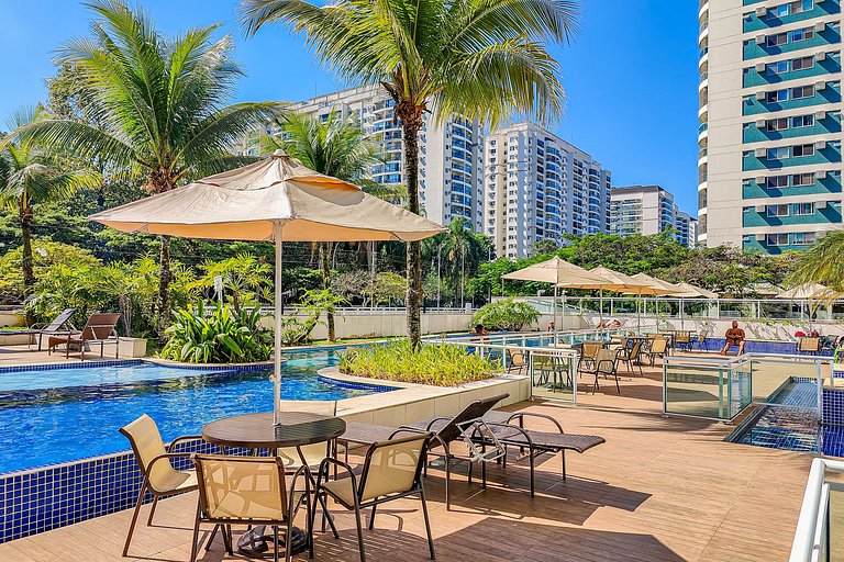 Estudio com lazer e estacionamento - Verano Stay