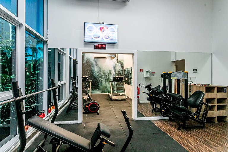 Estudio com lazer e estacionamento - Verano Stay