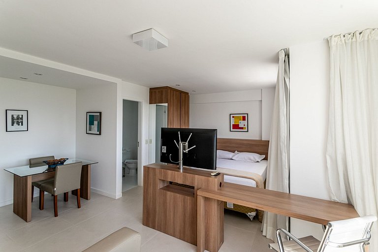 Estudio com lazer e estacionamento - Verano Stay