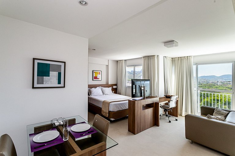 Estudio com lazer e estacionamento - Verano Stay