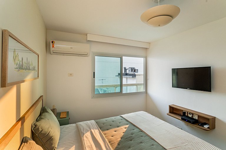 Flat Ipanema com Garagem e Vista