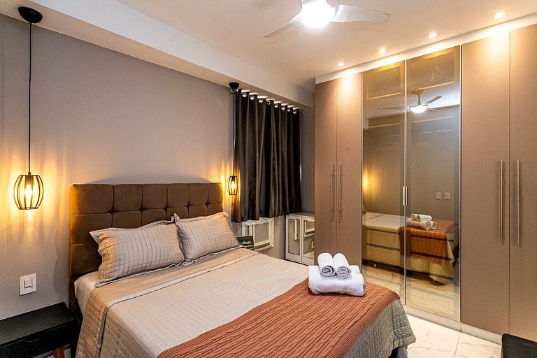 Apartamento Moderno quadra da praia de Copacabana