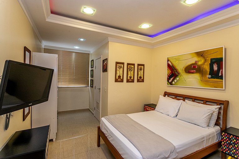 Estúdio Leblon - 200m praia e restaurantes