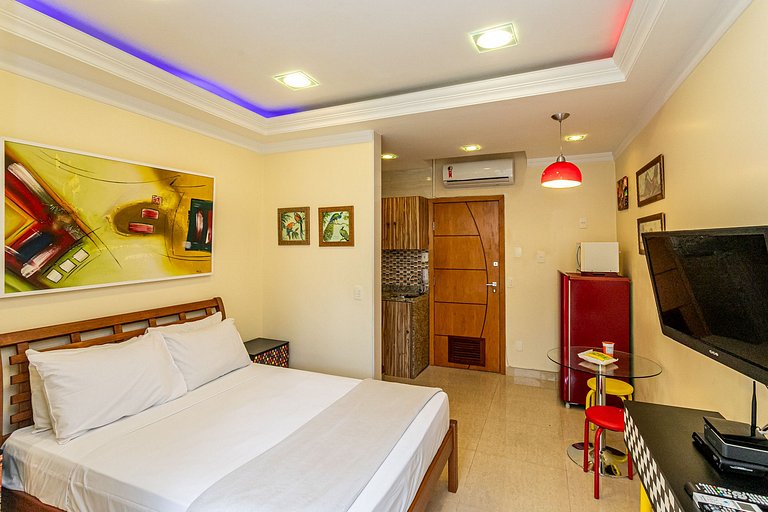 Estúdio Leblon - 200m praia e restaurantes