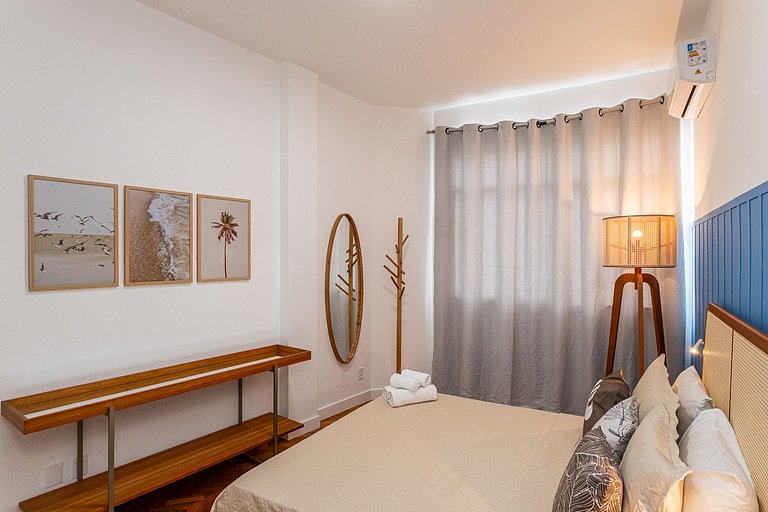 Apartamento reformado entre o Leblon e a Gávea