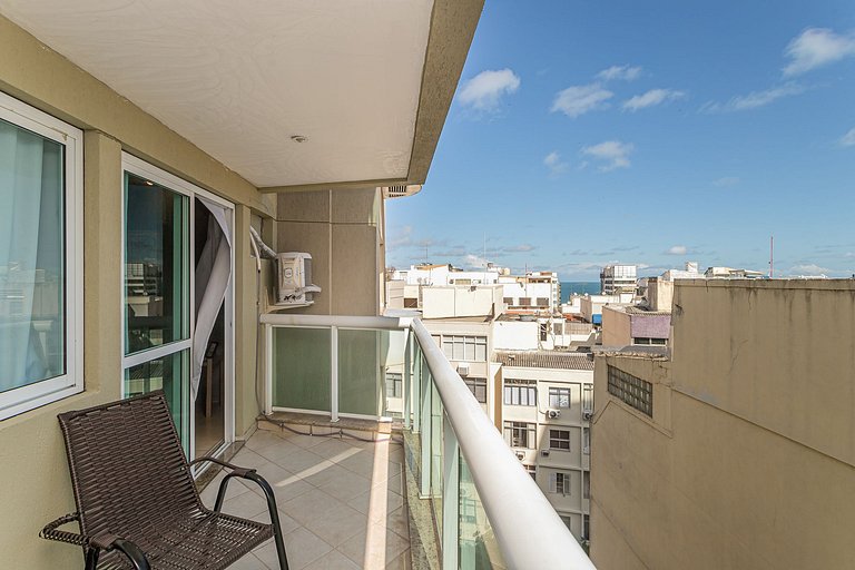 Flat Ipanema com Garagem, Varanda e Lazer