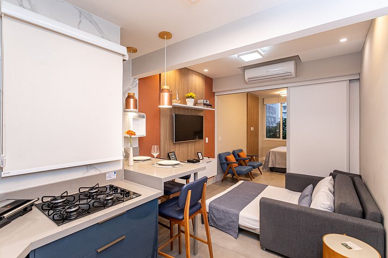 Apê Ipanema moderno a 350m da praia e restaurantes