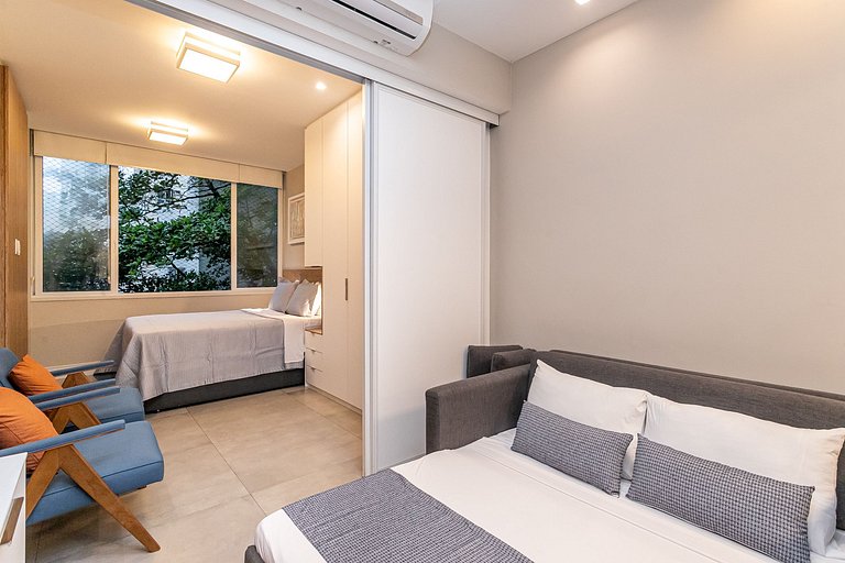 Apê Ipanema moderno a 350m da praia e restaurantes