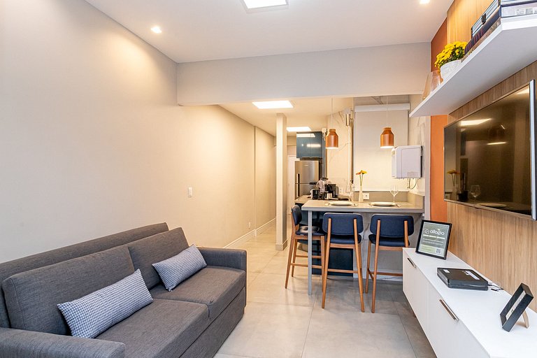 Apê Ipanema moderno a 350m da praia e restaurantes