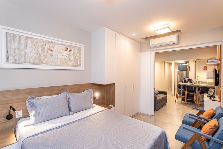 Apê Ipanema moderno a 350m da praia e restaurantes