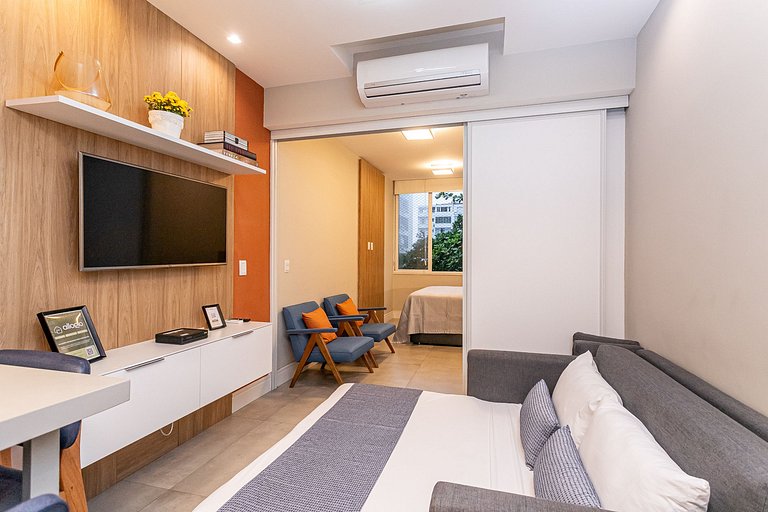 Apê Ipanema moderno a 350m da praia e restaurantes