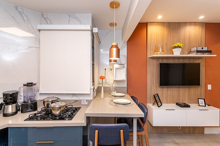 Apê Ipanema moderno a 350m da praia e restaurantes