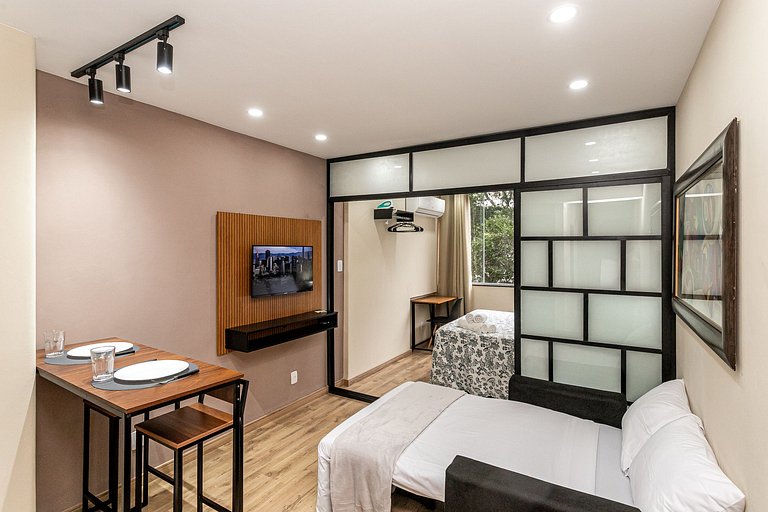 Renovated modern studio near Lapa