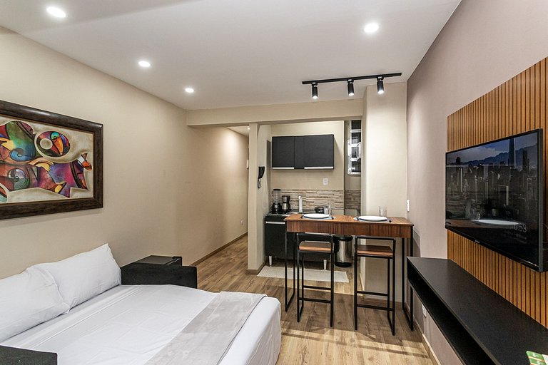 Renovated modern studio near Lapa