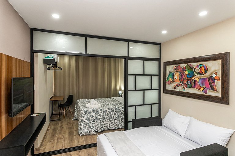 Renovated modern studio near Lapa