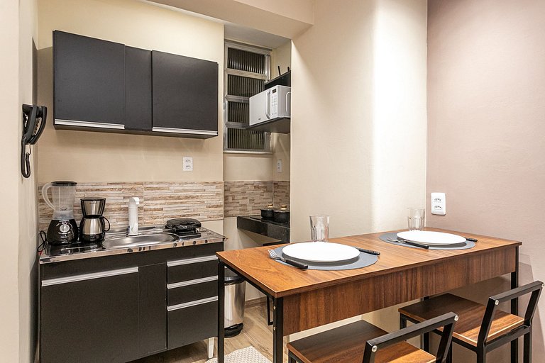 Renovated modern studio near Lapa