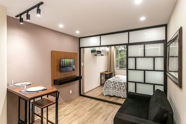 Renovated modern studio near Lapa