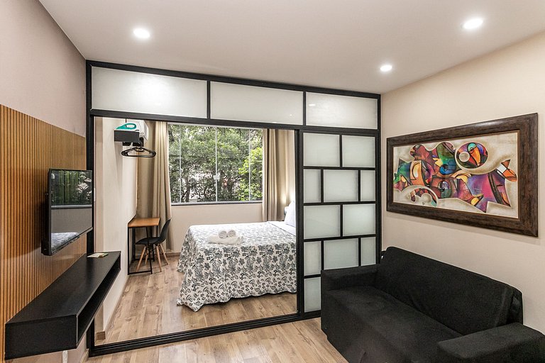 Renovated modern studio near Lapa