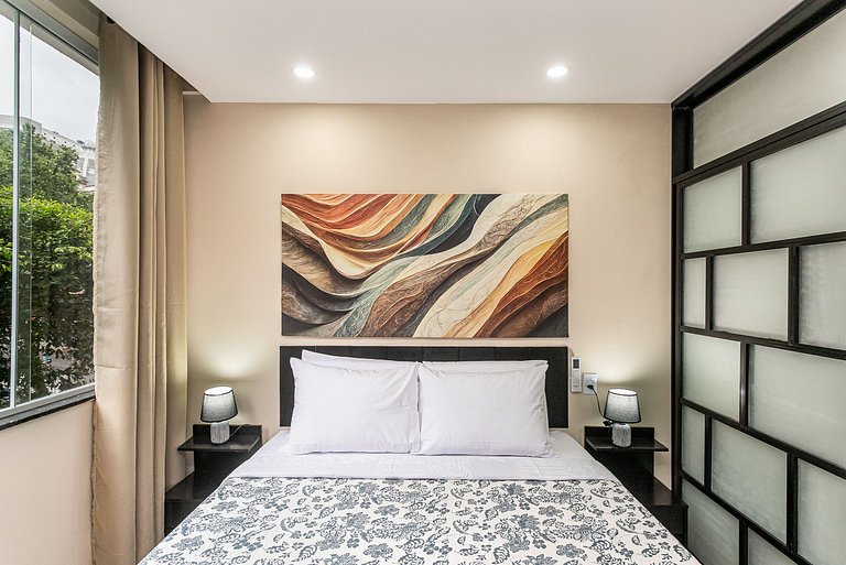 Renovated modern studio near Lapa