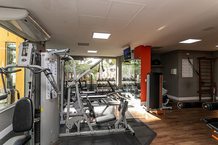 Apt Confortavel - Garagem e Lazer na Vila do Pan