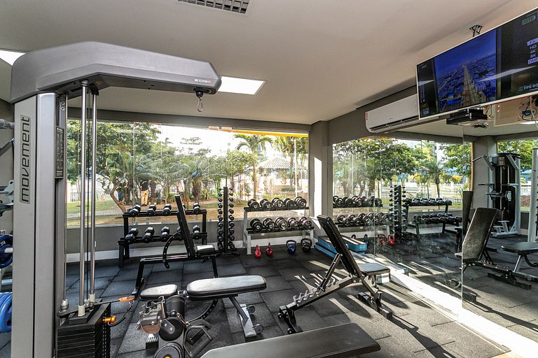 Apt Confortavel - Garagem e Lazer na Vila do Pan