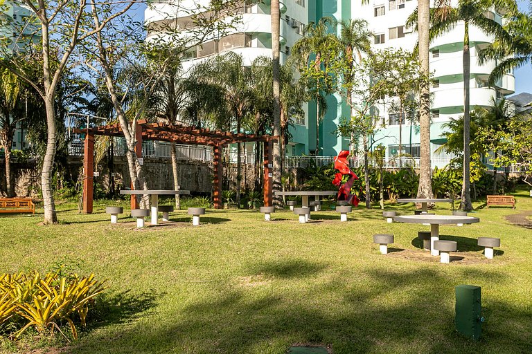 Apt Confortavel - Garagem e Lazer na Vila do Pan