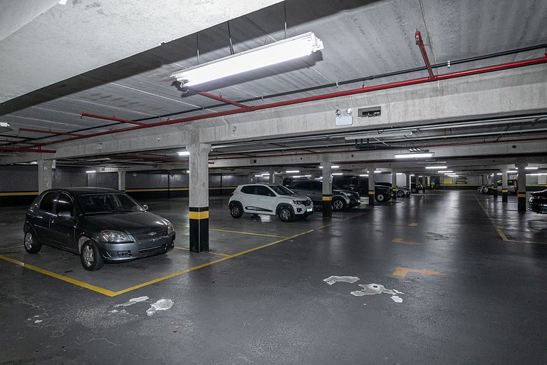 Apt Confortavel - Garagem e Lazer na Vila do Pan