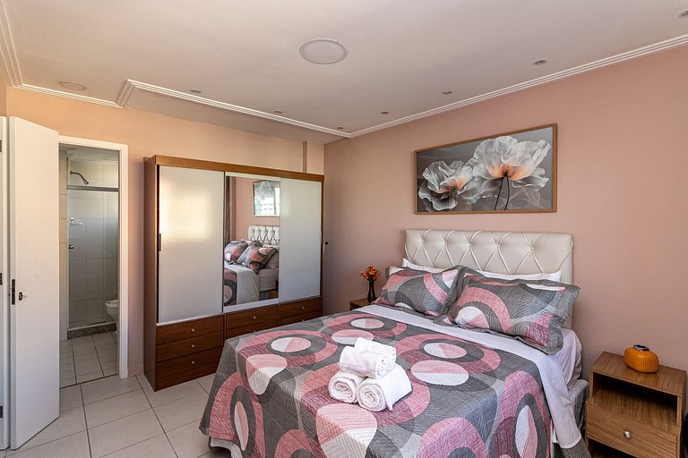 Apt Confortavel - Garagem e Lazer na Vila do Pan