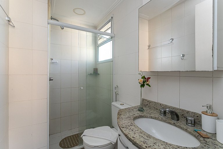 Apt Confortavel - Garagem e Lazer na Vila do Pan