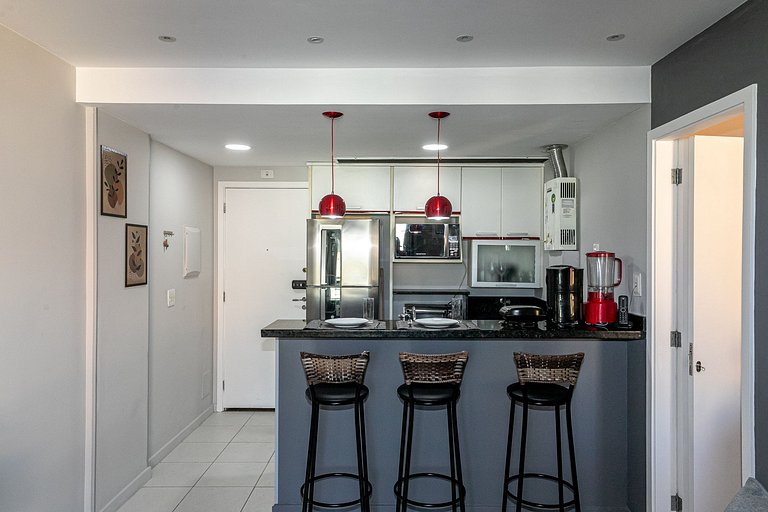 Apt Confortavel - Garagem e Lazer na Vila do Pan