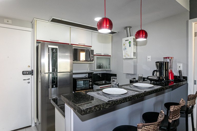 Apt Confortavel - Garagem e Lazer na Vila do Pan