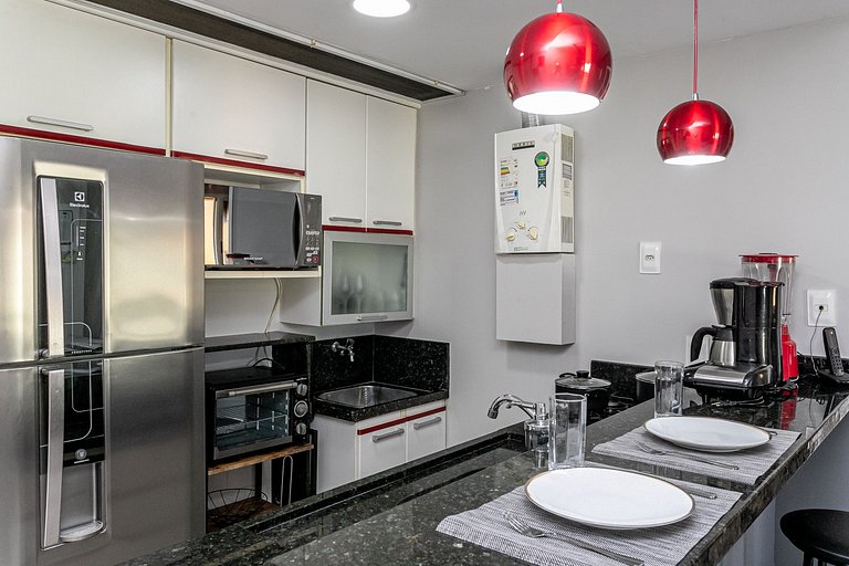 Apt Confortavel - Garagem e Lazer na Vila do Pan