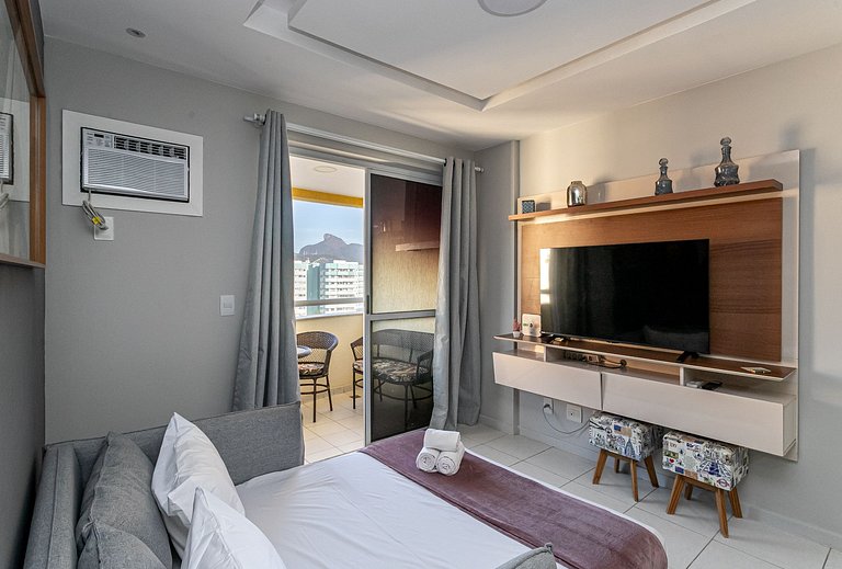 Apt Confortavel - Garagem e Lazer na Vila do Pan