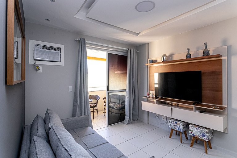 Apt Confortavel - Garagem e Lazer na Vila do Pan