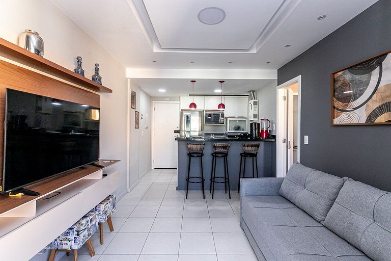 Apt Confortavel - Garagem e Lazer na Vila do Pan