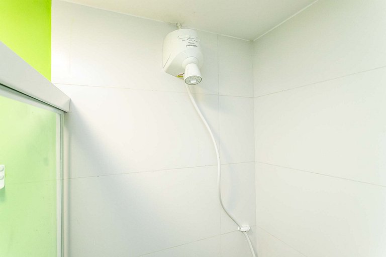 Estúdio novo Centro | varanda, metrô e lavadora